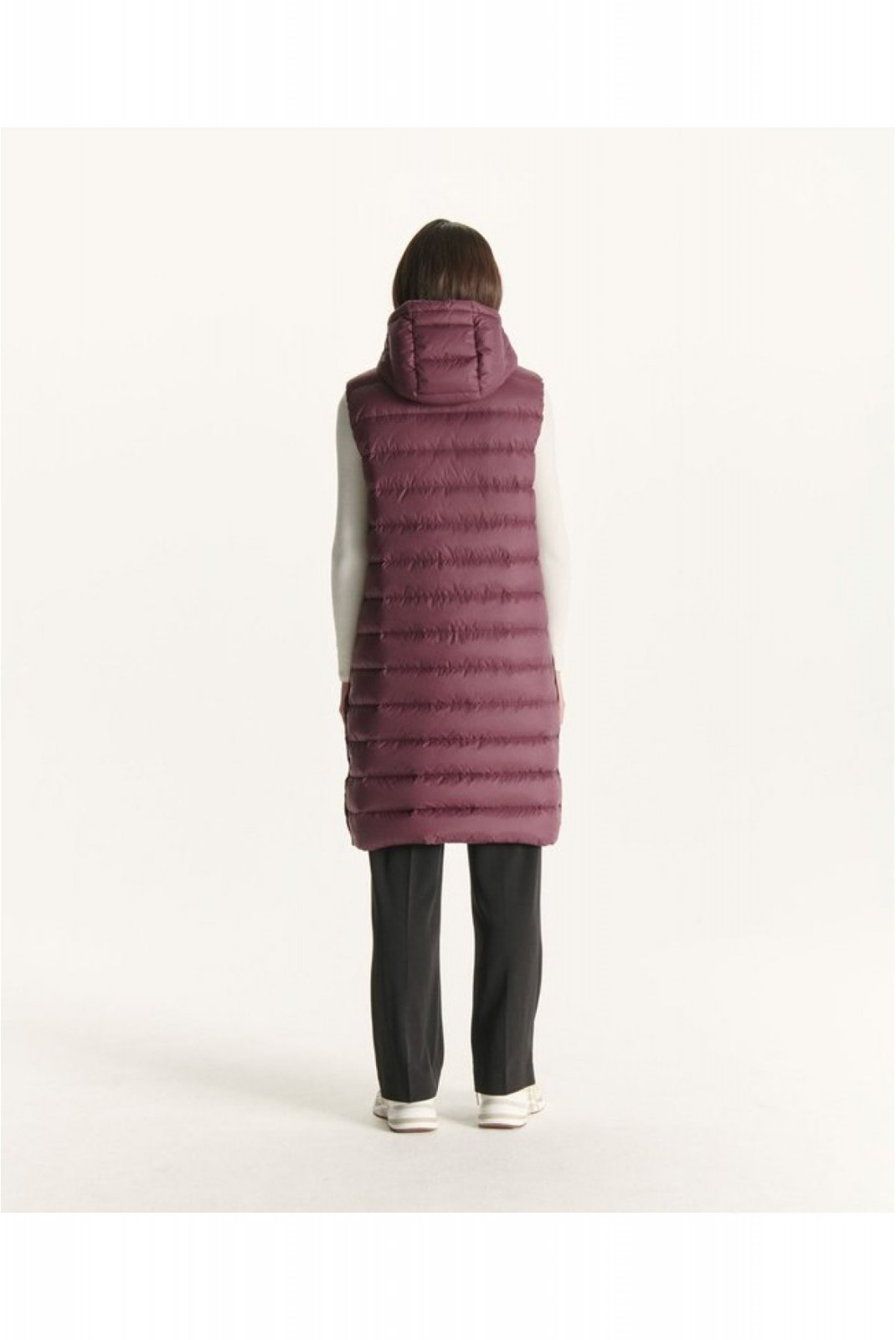 Doudoune longue sans manches Lola Just over the top 461 AUBERGINE LOLA