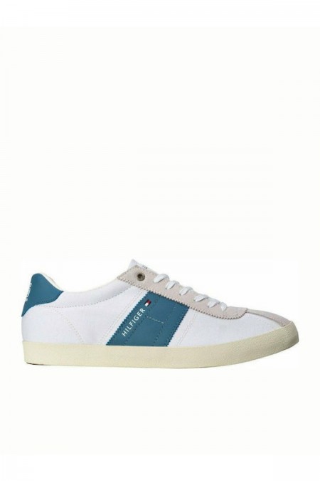 Baskets basses en toile Tommy Jeans 100 Classic White FM56821095