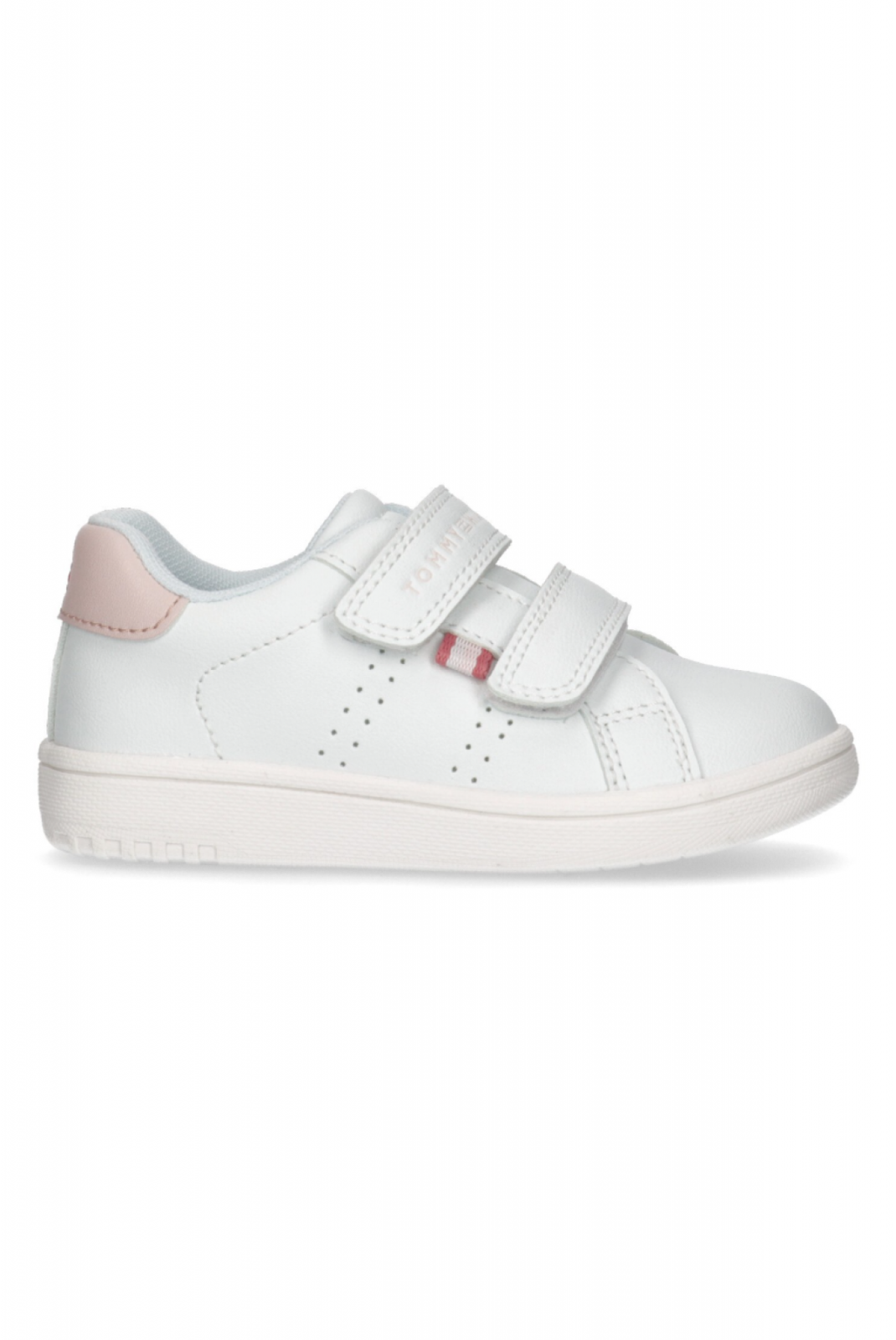 Sneakers scratch Tommy Hilfiger X134 White/Pink T1A933195