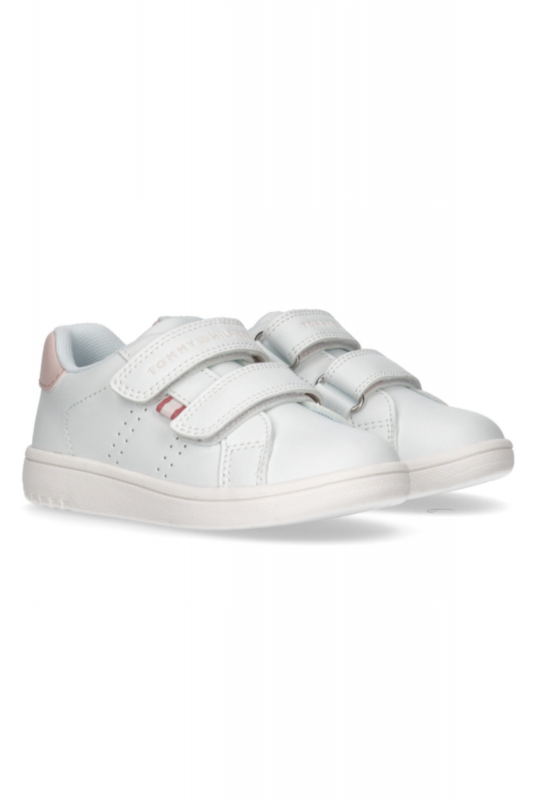 Sneakers scratch Tommy Hilfiger X134 White/Pink T1A933195