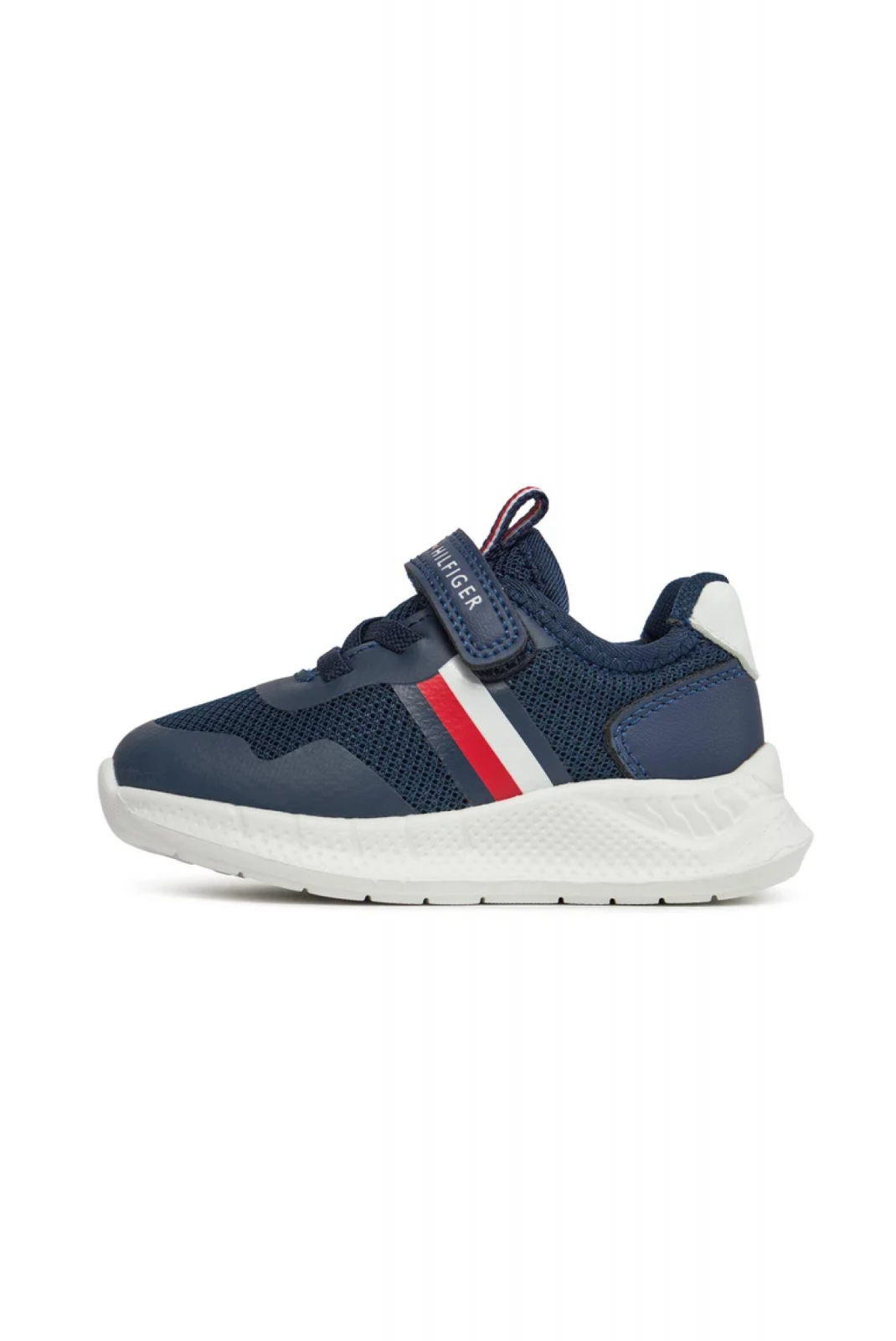 Baskets basses running Tommy Hilfiger X007 Blue/White T1B933383