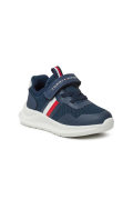 Baskets basses running Tommy Hilfiger X007 Blue/White T1B933383