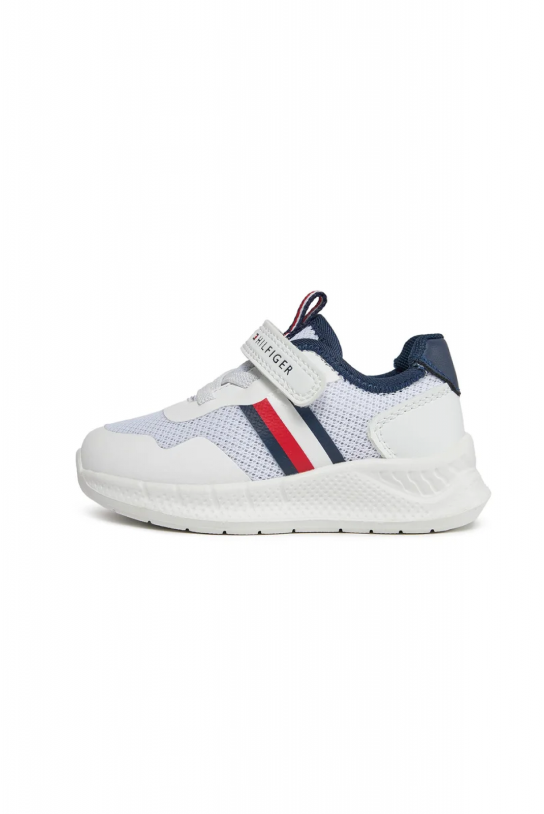 Baskets basses running Tommy Hilfiger X336 White/Blue T1B933383