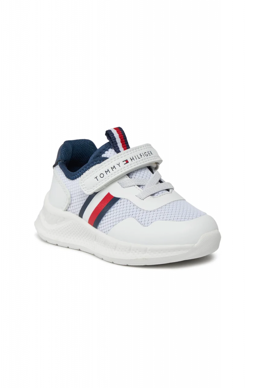 Baskets basses running Tommy Hilfiger X336 White/Blue T1B933383