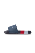 Mules PVC logo Tommy Hilfiger Y004 Blue/White/red T3B033458