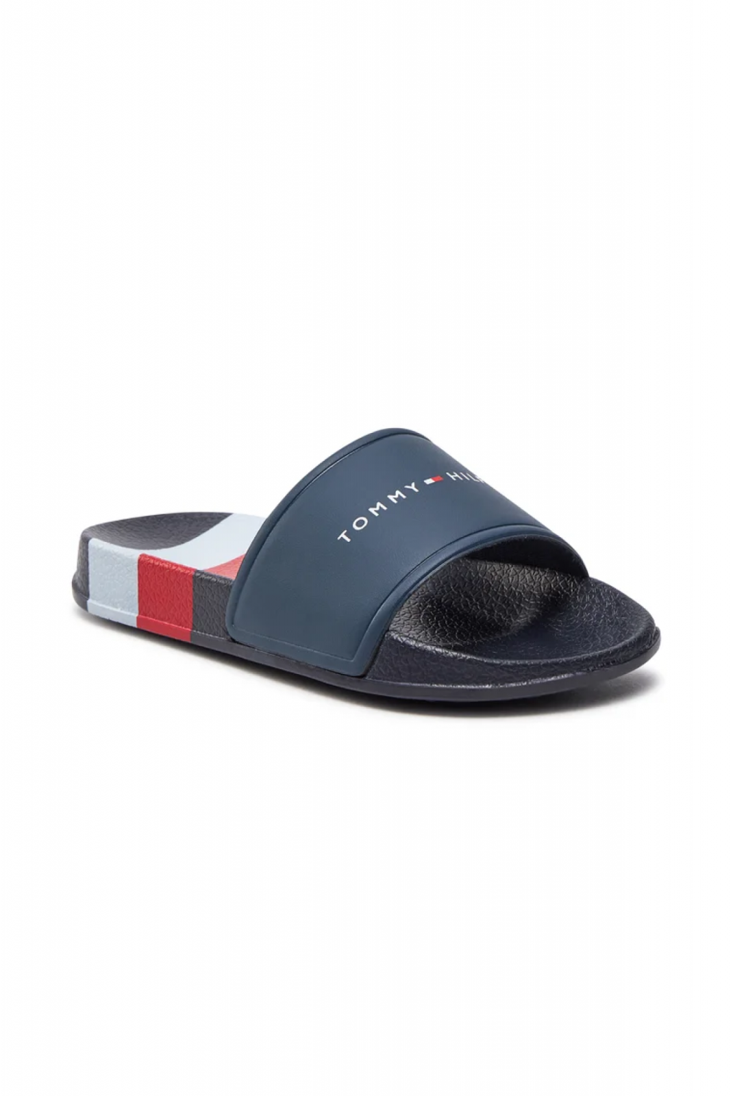 Mules PVC logo Tommy Hilfiger Y004 Blue/White/red T3B033458