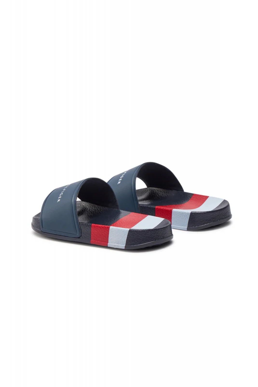 Mules PVC logo Tommy Hilfiger Y004 Blue/White/red T3B033458