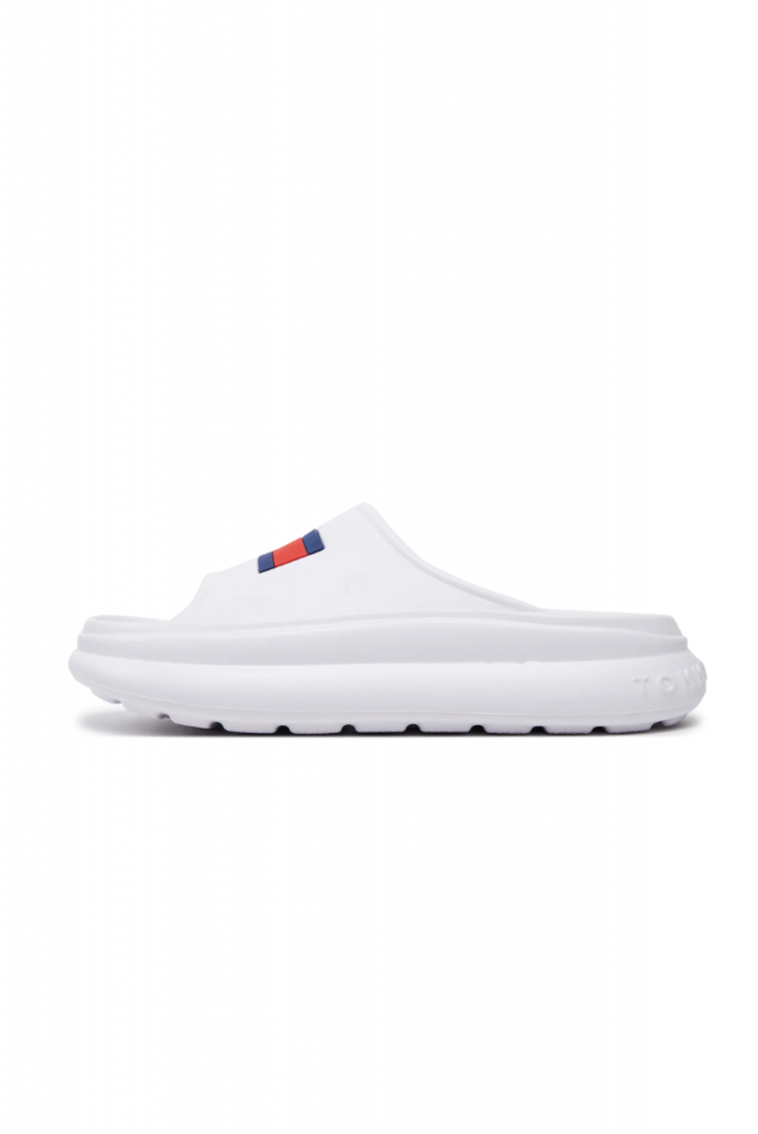 Mule PVC logo Tommy Hilfiger 100 Classic White T3X033461