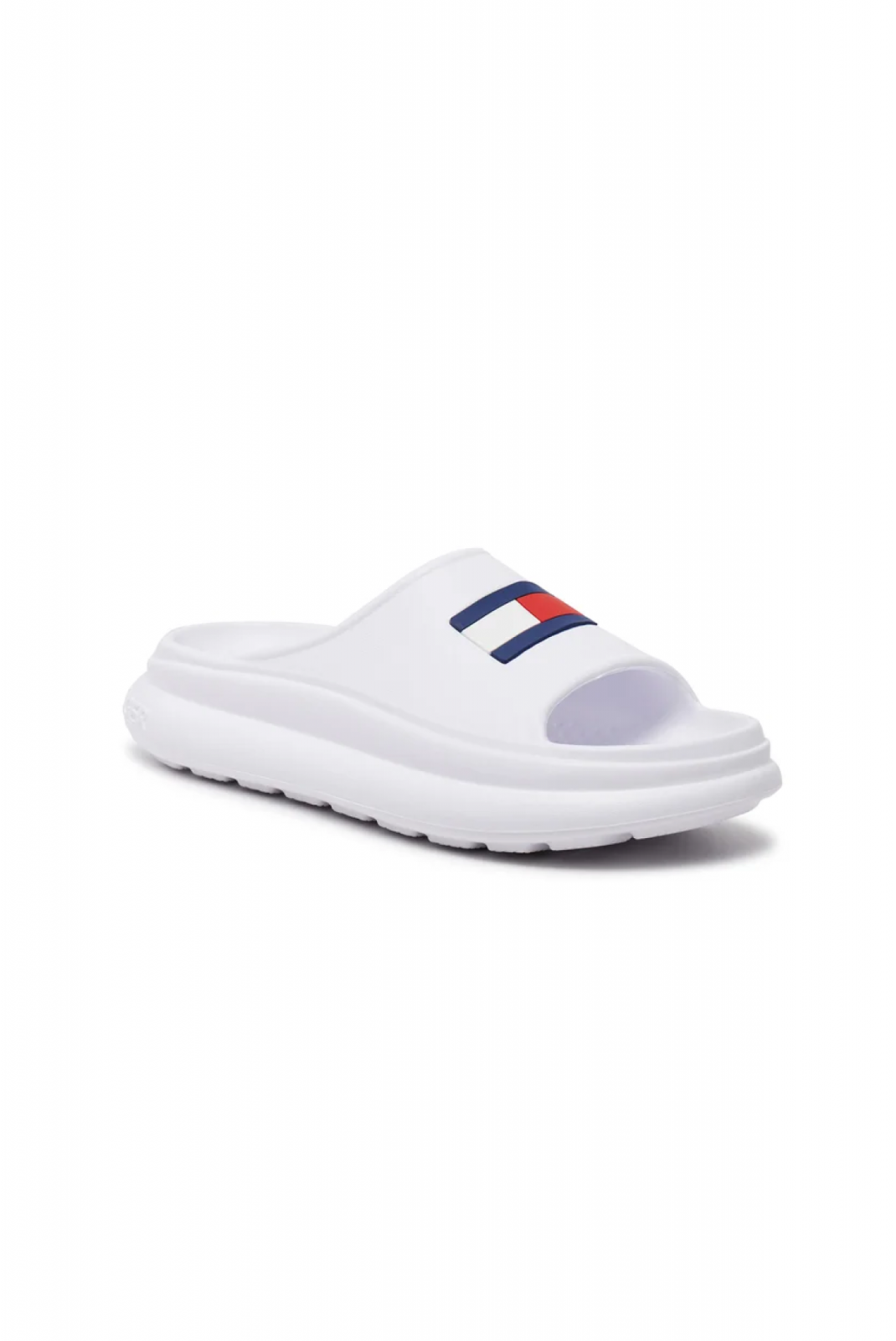 Mule PVC logo Tommy Hilfiger 100 Classic White T3X033461