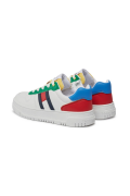 Baskets cuir PU colorblock Tommy Hilfiger Y913 MULTICOLOR T3X933369