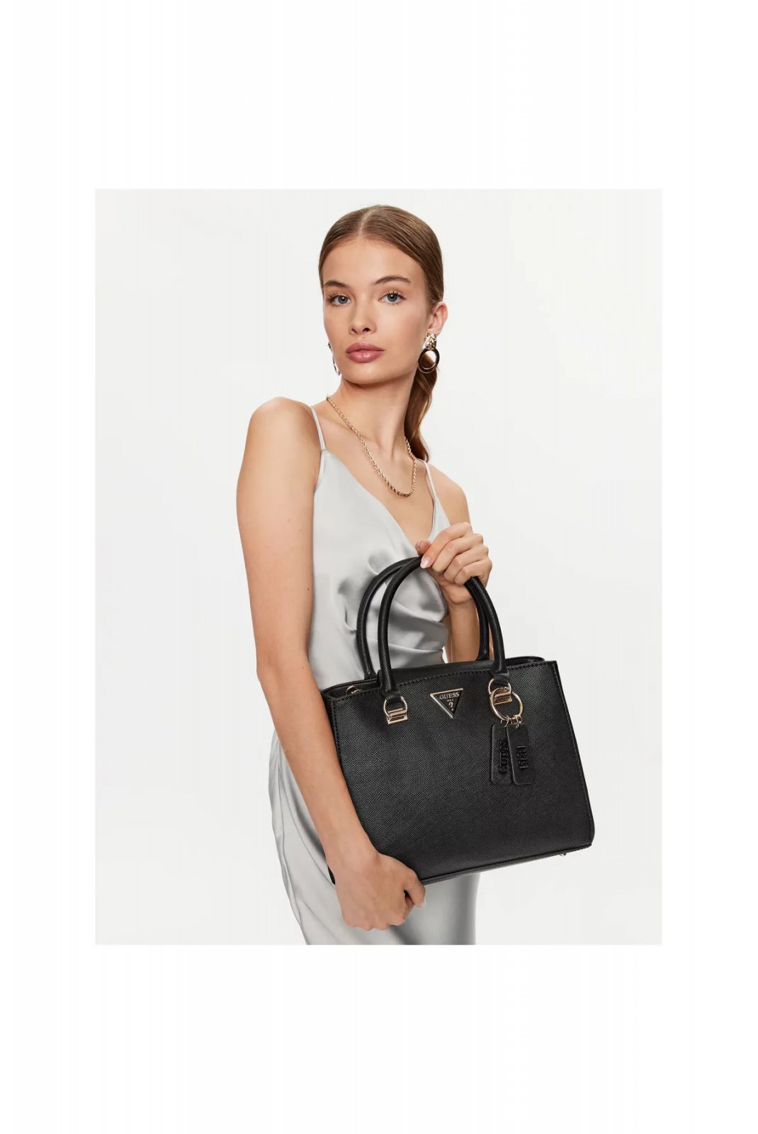 Sac à main XXL cuir PU Noelle Guess jeans BLACK HWZG78 79060