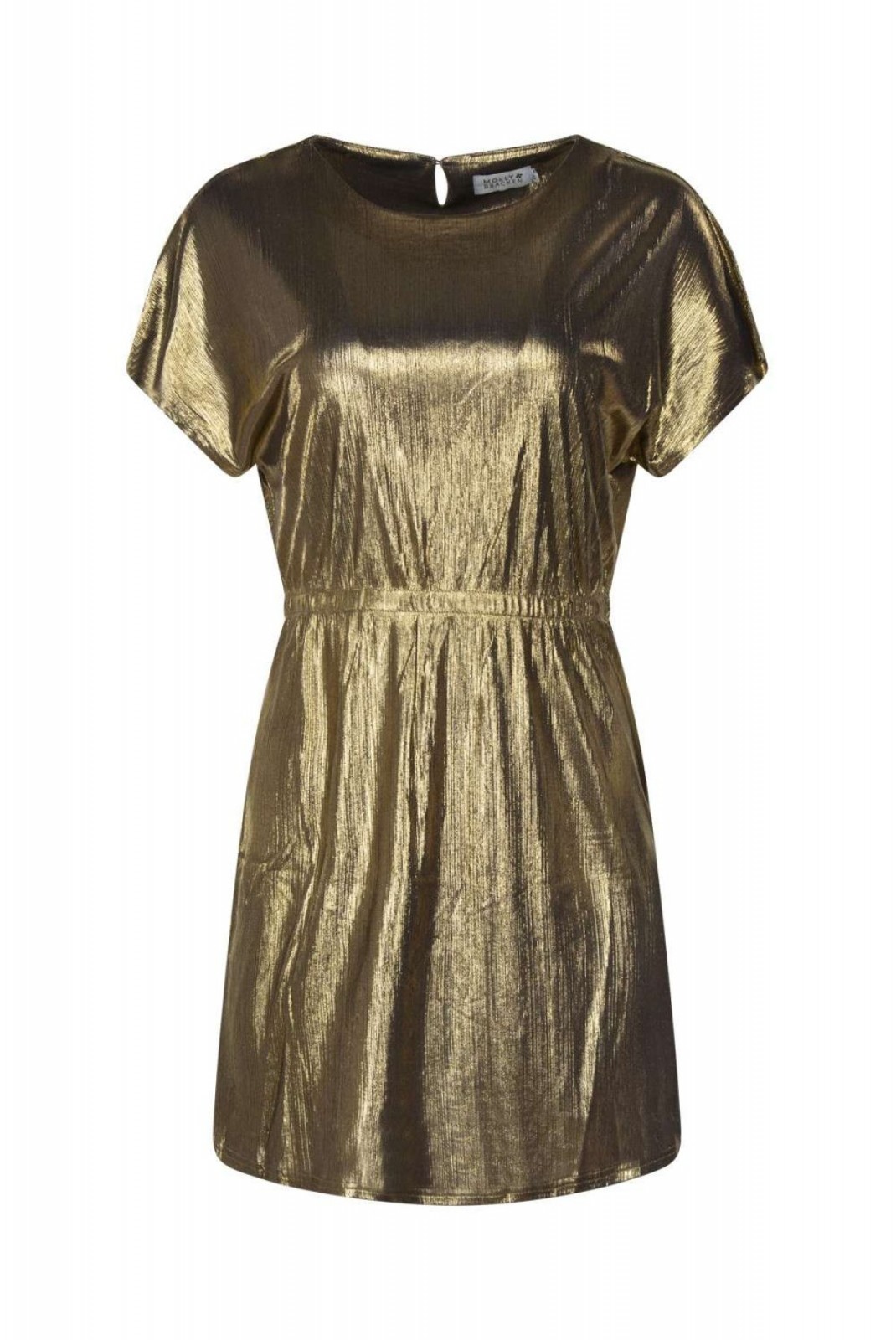 Robe courte simili cuir doré Molly bracken GOLD T1300BN