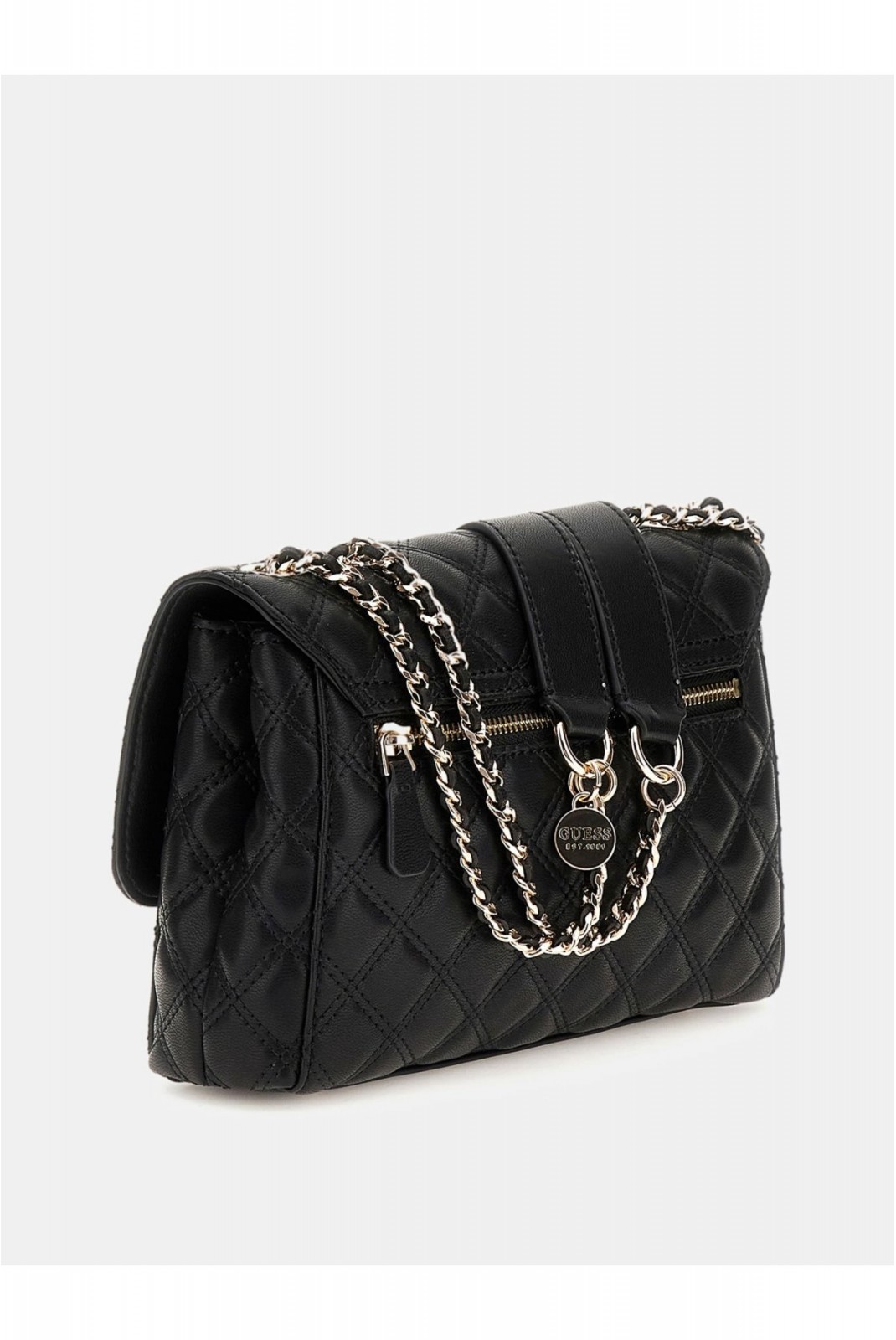 Sac bandouilière Giully surpiqué Guess jeans BLACK HWQG87 48200