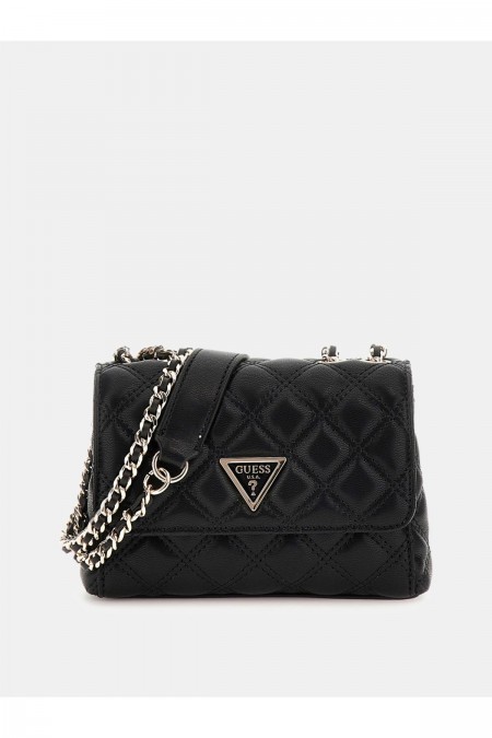 Sac bandoulière mini Giully Guess jeans BLACK HWQG87 48740