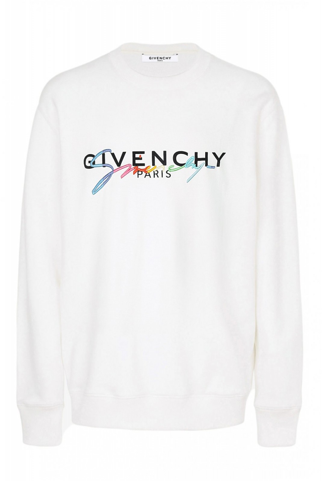 Sweat à logo brodé Givenchy 100 BLANC BMJ03C30AF