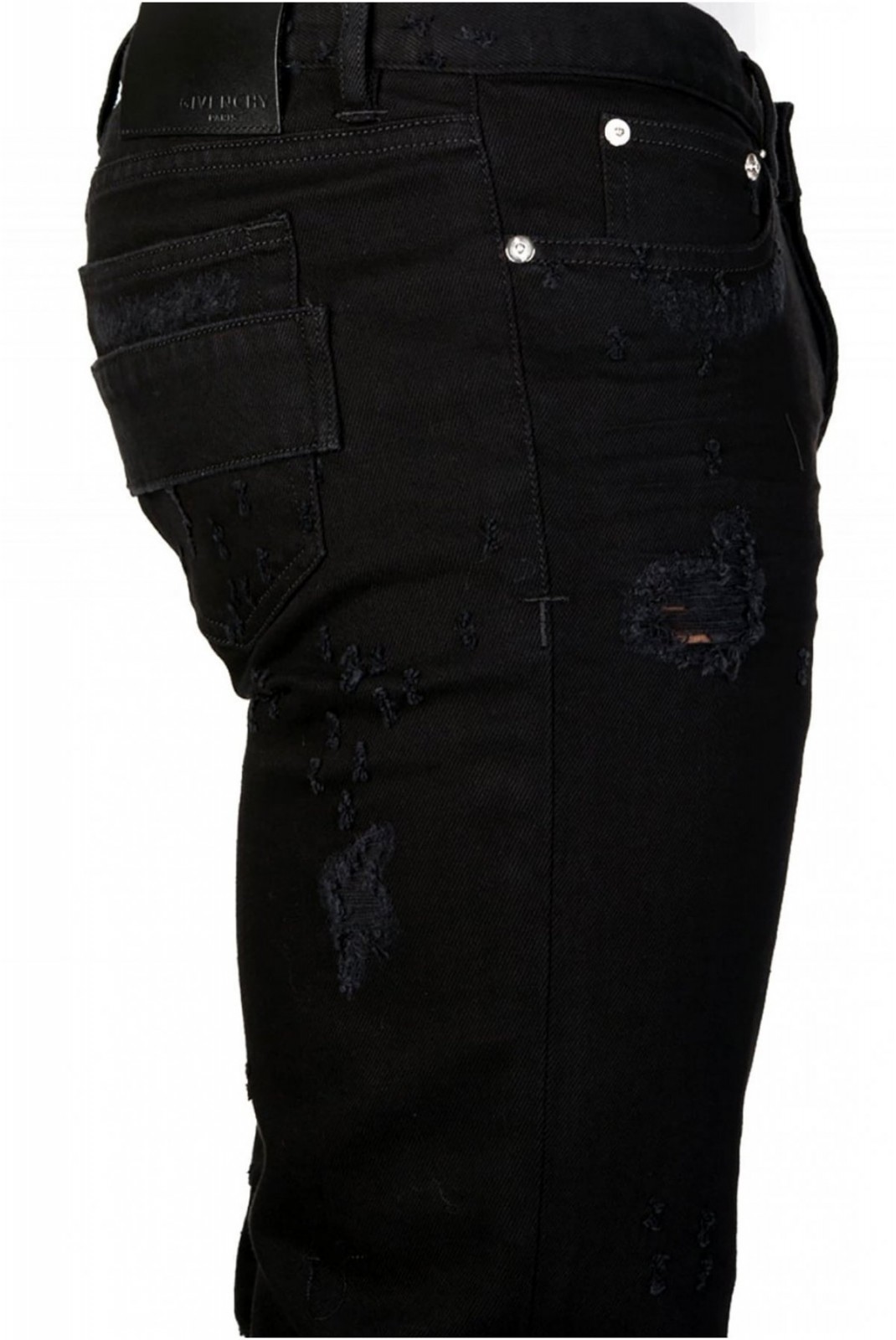 Jean slim stretch destroy  Givenchy 001 NOIR BM502D501M