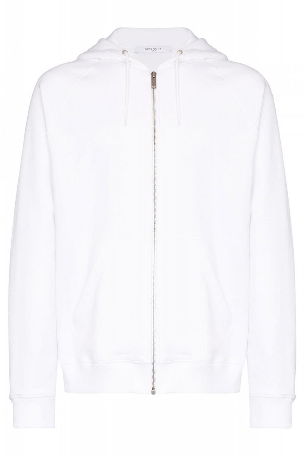 Sweat zippé à dos logo brodé Givenchy 100 BLANC BMJ03K30AF