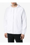 Sweat zippé à dos logo brodé Givenchy 100 BLANC BMJ03K30AF