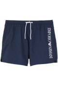 Short de bain à logo brodé Emporio armani 06935 BLU NAVY 211740 3R422