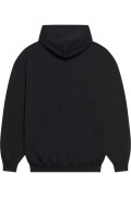 Sweat capuche print logo pixels Balenciaga 1070 NOIR 600583 TKVI8