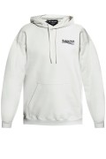 Sweat capuche logo brodé Balenciaga 9084 BLANC 600583 TKVI9