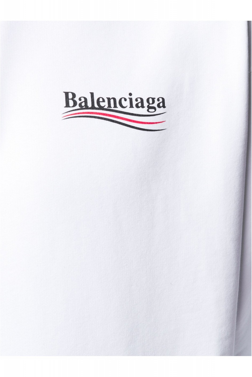 Sweat capuche print logo Balenciaga 9040 BLANC 600583 TIV53