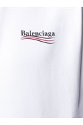 Sweat capuche print logo Balenciaga 9040 BLANC 600583 TIV53