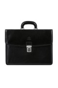 Attaché case luxe 100% cuir Time Resistance BLACK 5194201