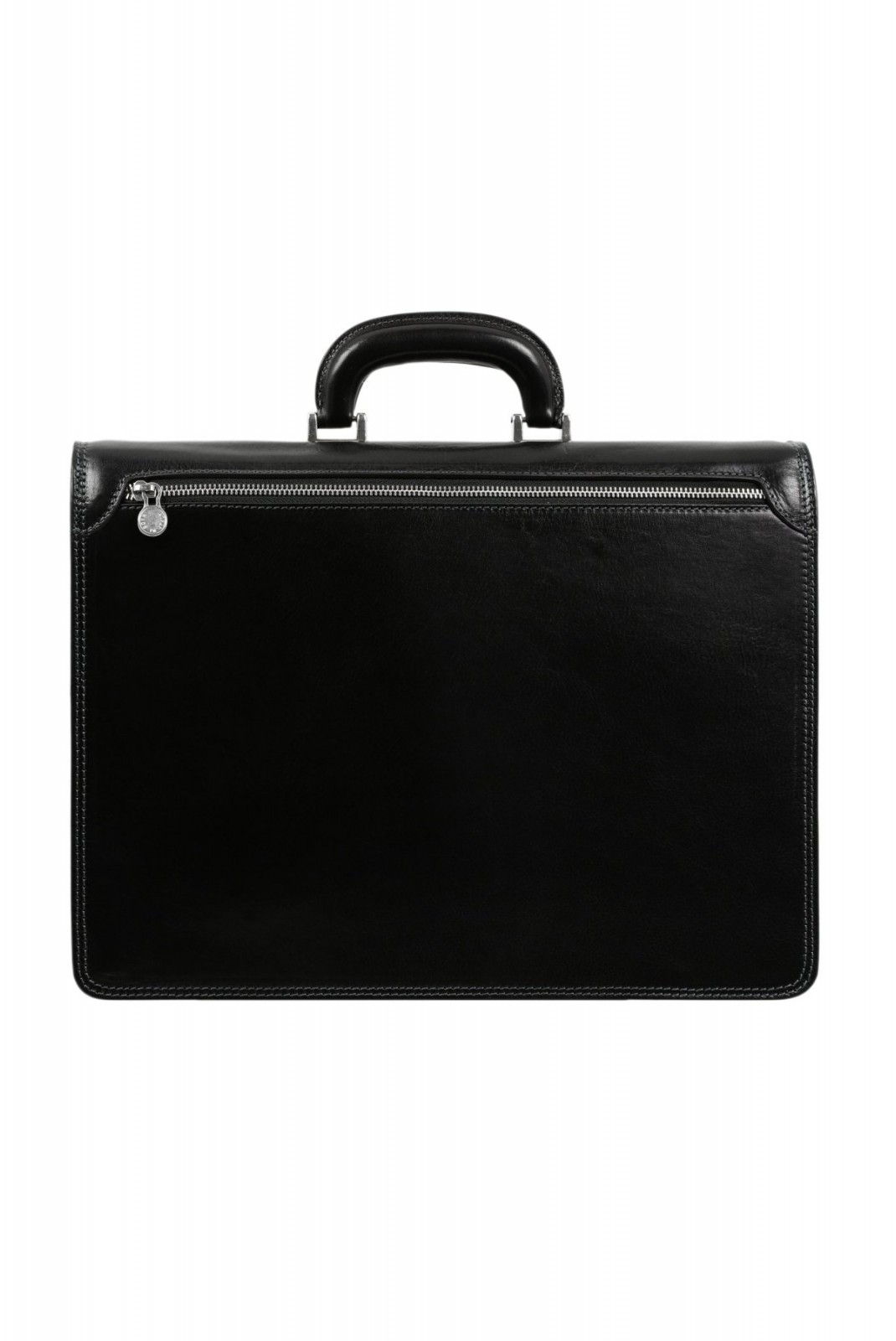 Attaché case luxe 100% cuir Time Resistance BLACK 5194201