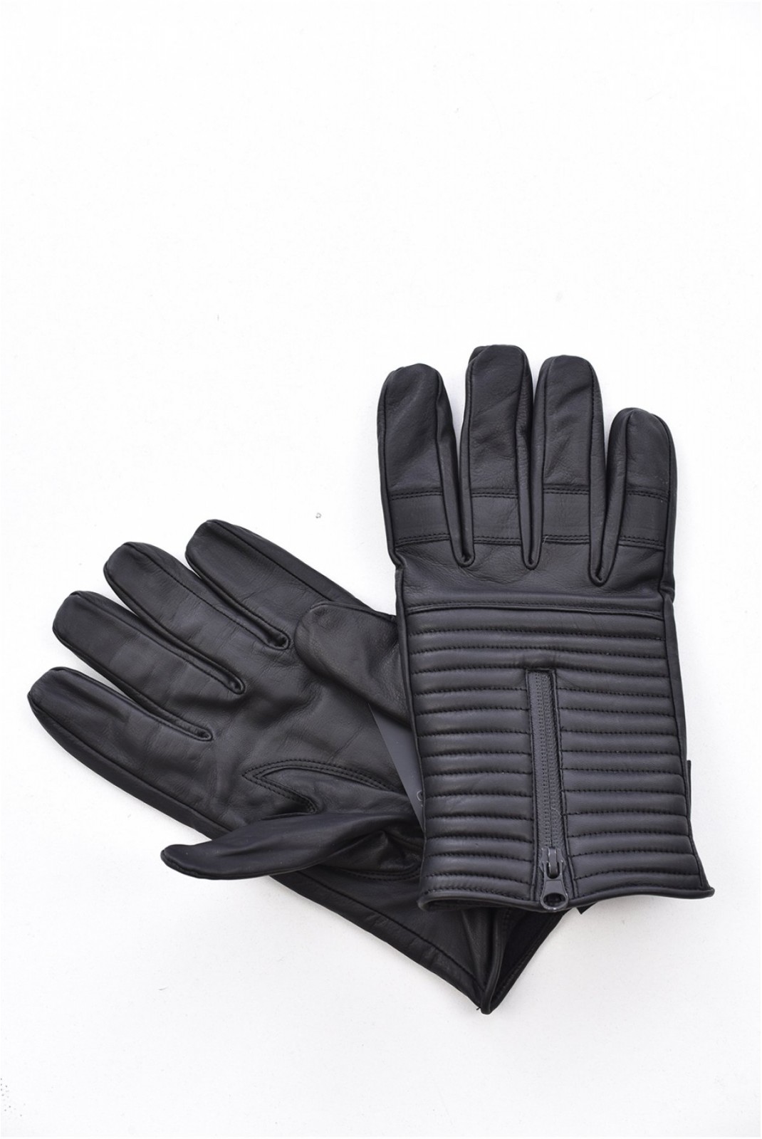 Gants zip en cuir Redskins NOIR KAIRA