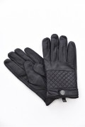 Gants en cuir damassé Redskins NOIR KART