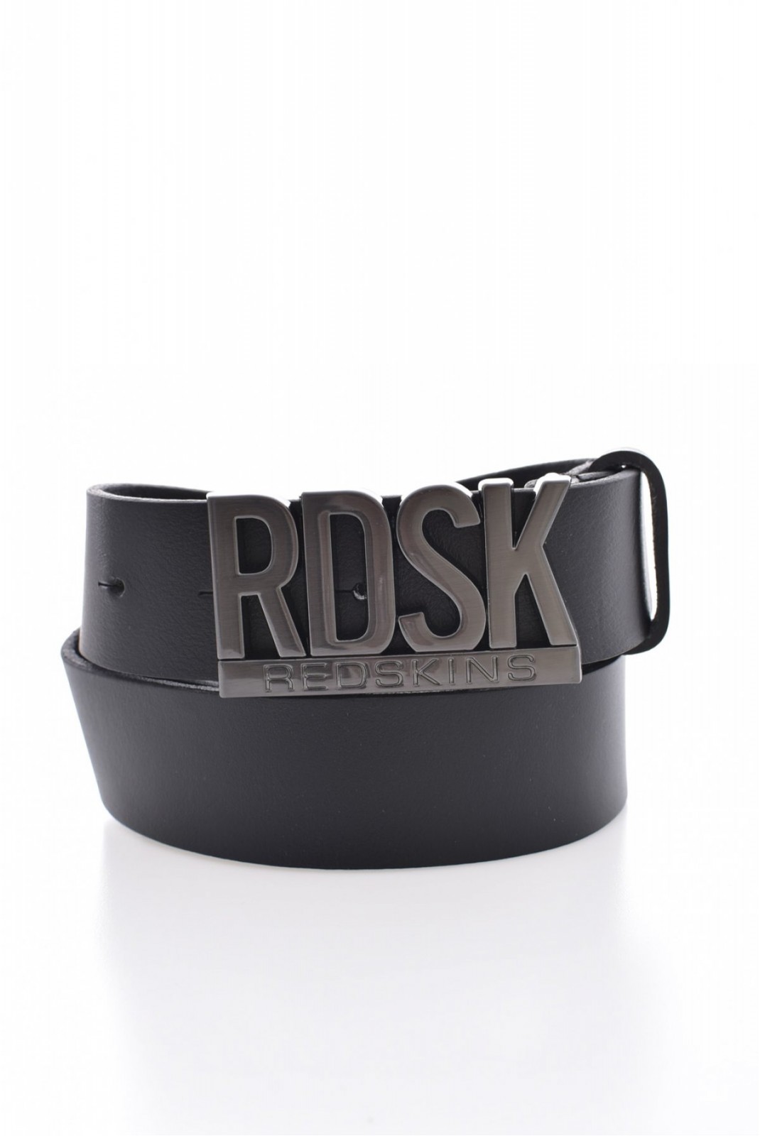 Ceinture boucle logo en métal Redskins NOIR NYLON