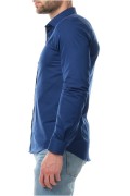 Chemise unie coton stretch Hopenlife NAVY LAZAR