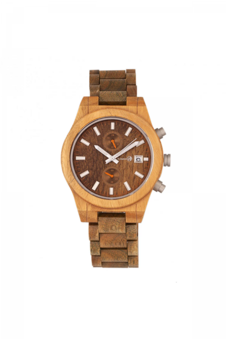 Montre chronographe en bois CASTILLO Earthwood marron ETHEW5104