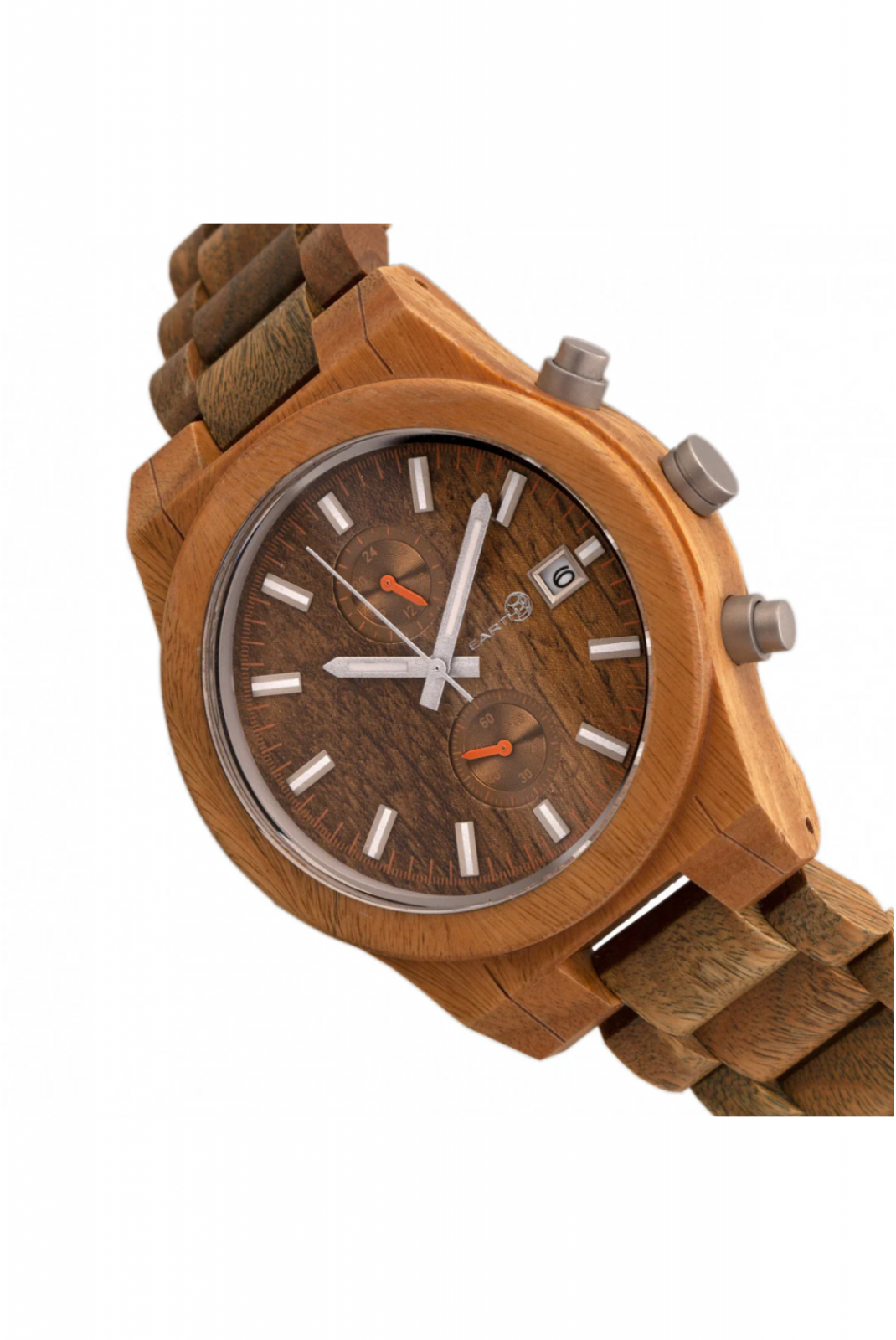 Montre chronographe en bois CASTILLO Earthwood marron ETHEW5104