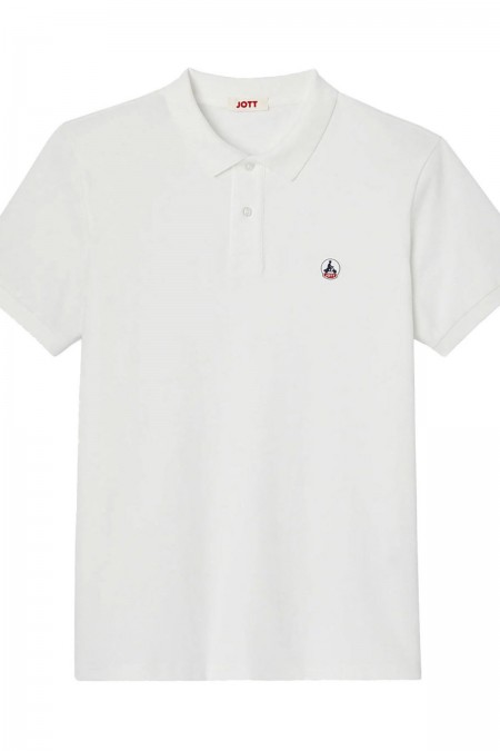 Polo basique coton bio Just over the top 901 BLANC MARBELLA