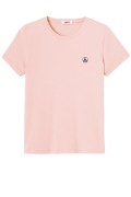 TShirt basique coton bio Rosas Just over the top 463 SOFT PINK ROSAS