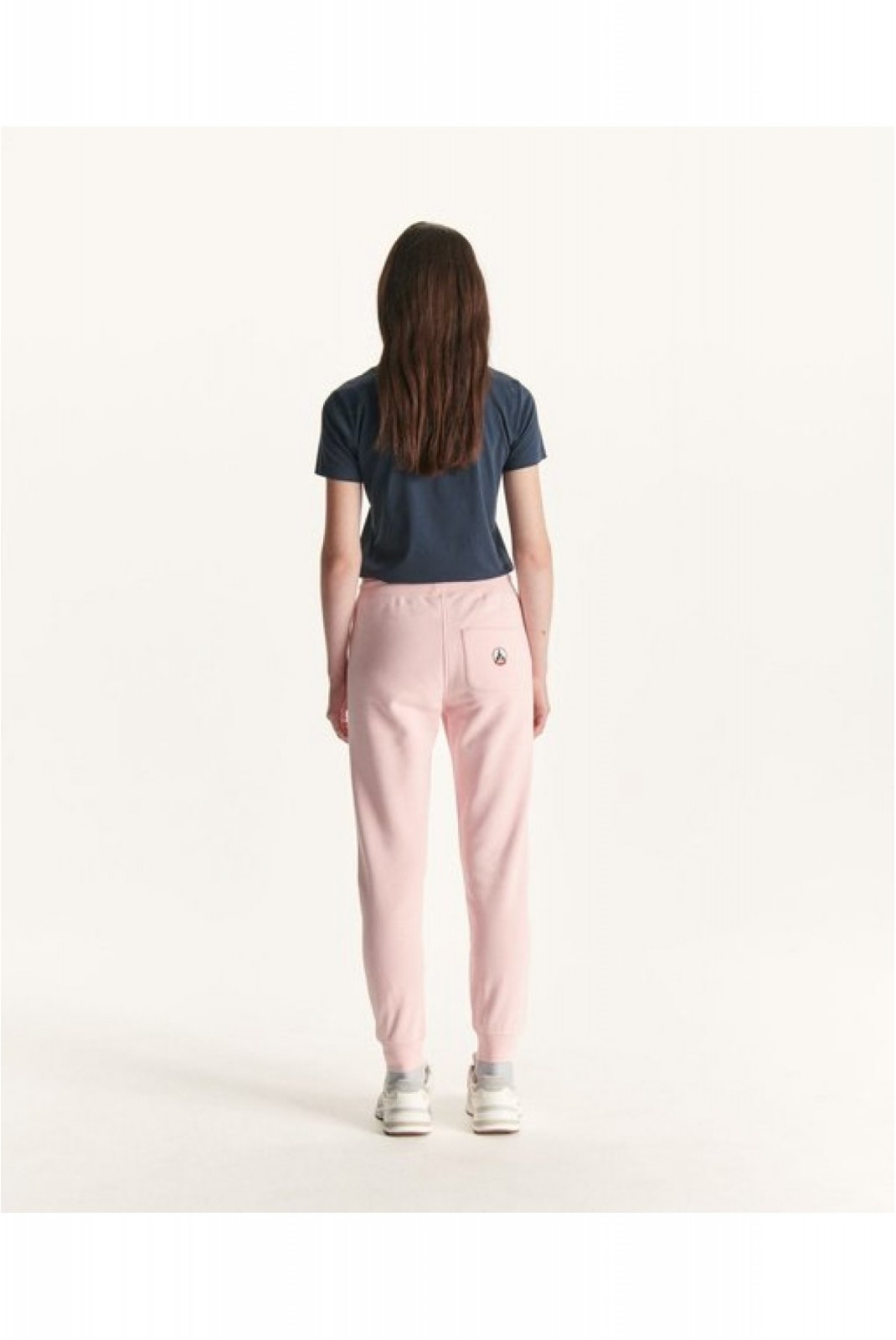 Jogger ajusté en coton bio Valparaiso Just over the top 472 PEACH PINK VALPARAISO