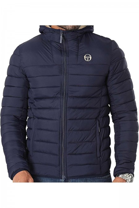 Blouson capuche logo brodé Sergio tacchini 214-NAV/HUM 40410