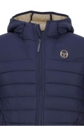 Blouson capuche logo brodé Sergio tacchini 214-NAV/HUM 40410