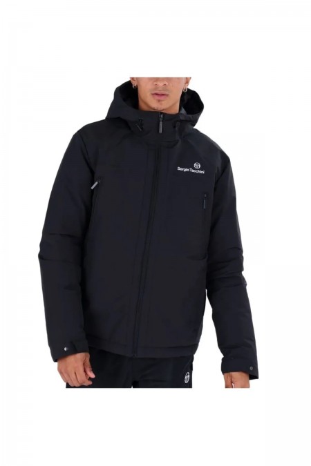 Blouson capuche logo printé Sergio tacchini 559-BLK/EBO 40424