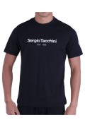 TShirt 100% coton Goblin Sergio tacchini 502-BLK/WHT 40514