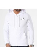 Sweat zippé à capuche Bold Sergio tacchini 118-WHT/BLK 40523