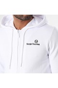 Sweat zippé à capuche Bold Sergio tacchini 118-WHT/BLK 40523