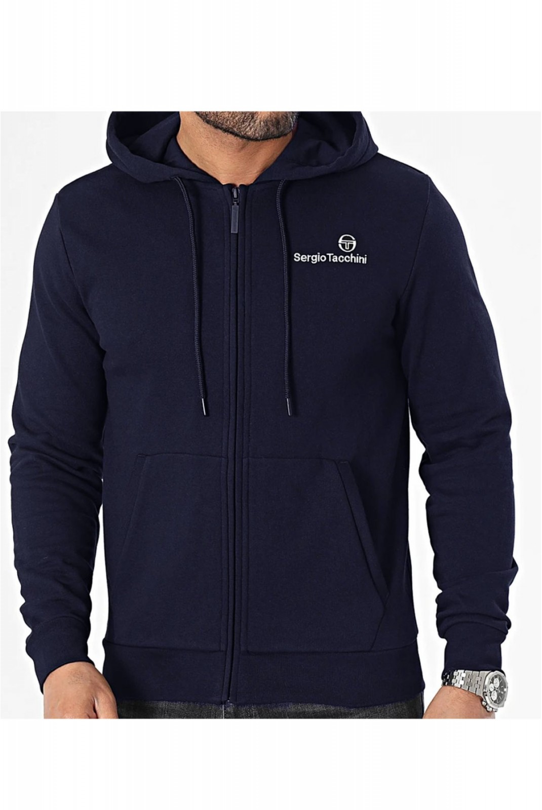 Sweat zippé à capuche Bold Sergio tacchini 228-NAV/SSP 40523