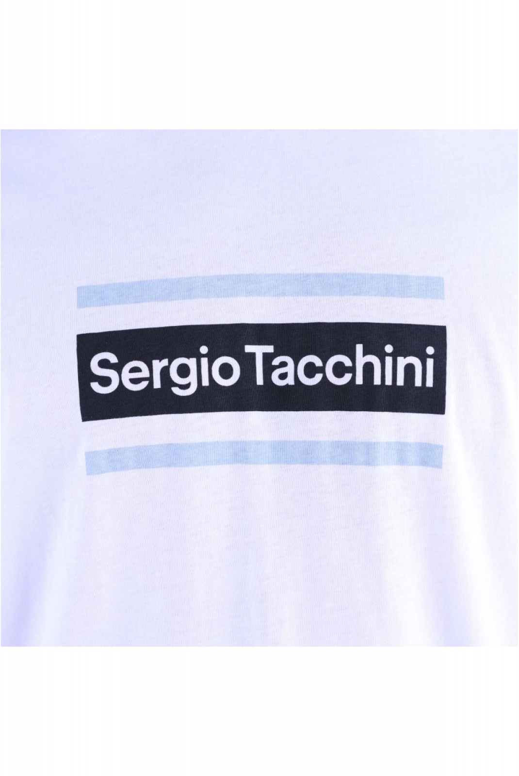 TShirt 100% coton Lared Sergio tacchini 075-WHT/BBE 40527