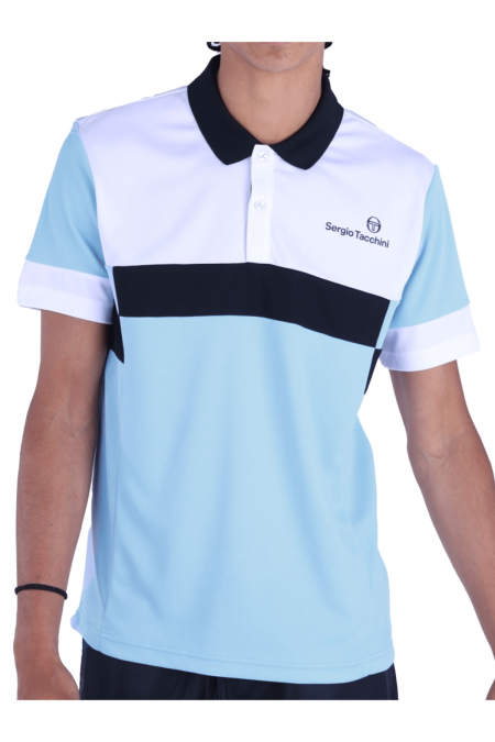 Polo slimfit Libera Sergio tacchini 075-WHT/BBE 40548