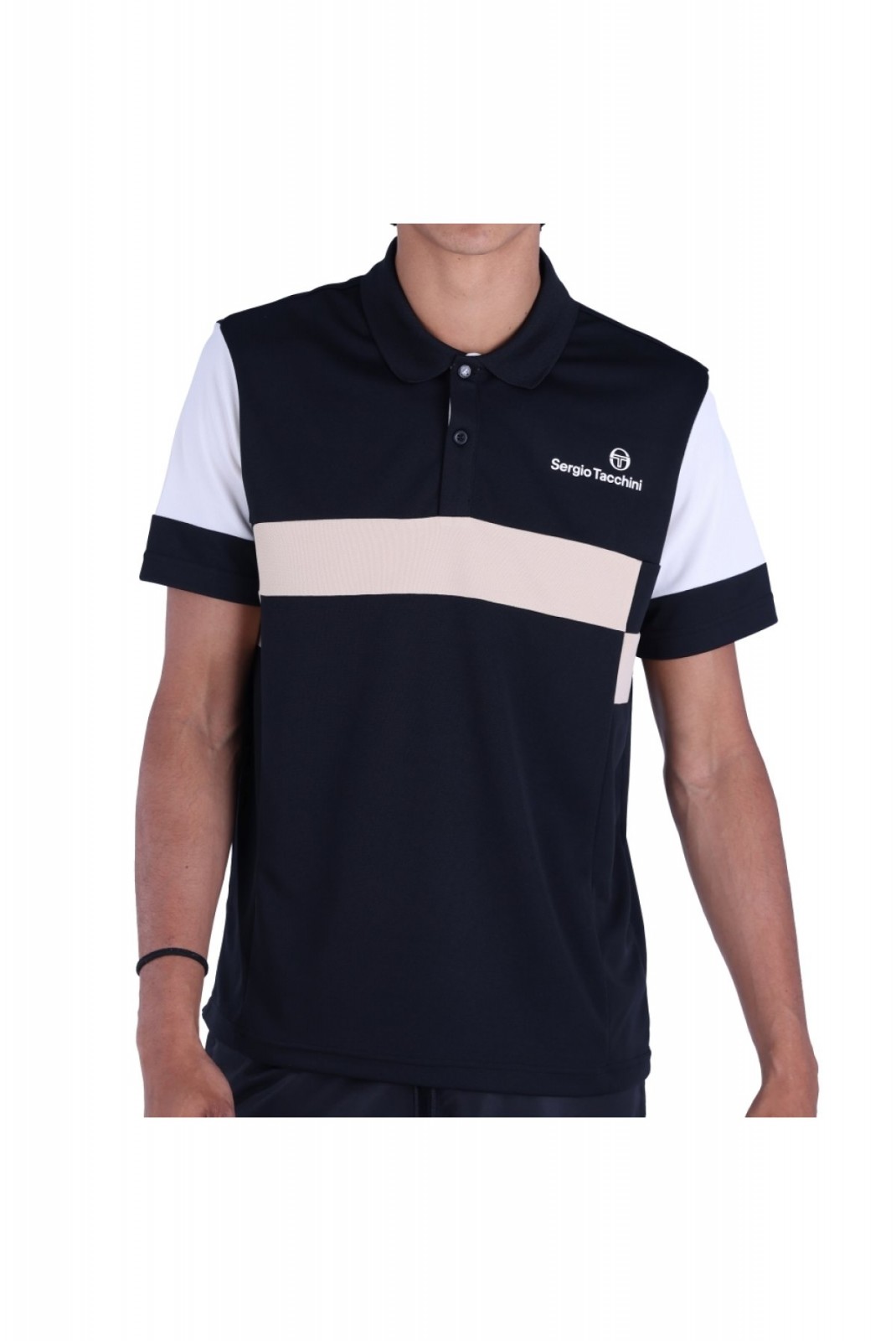 Polo slimfit Libera Sergio tacchini 572-BLK/PIV 40548