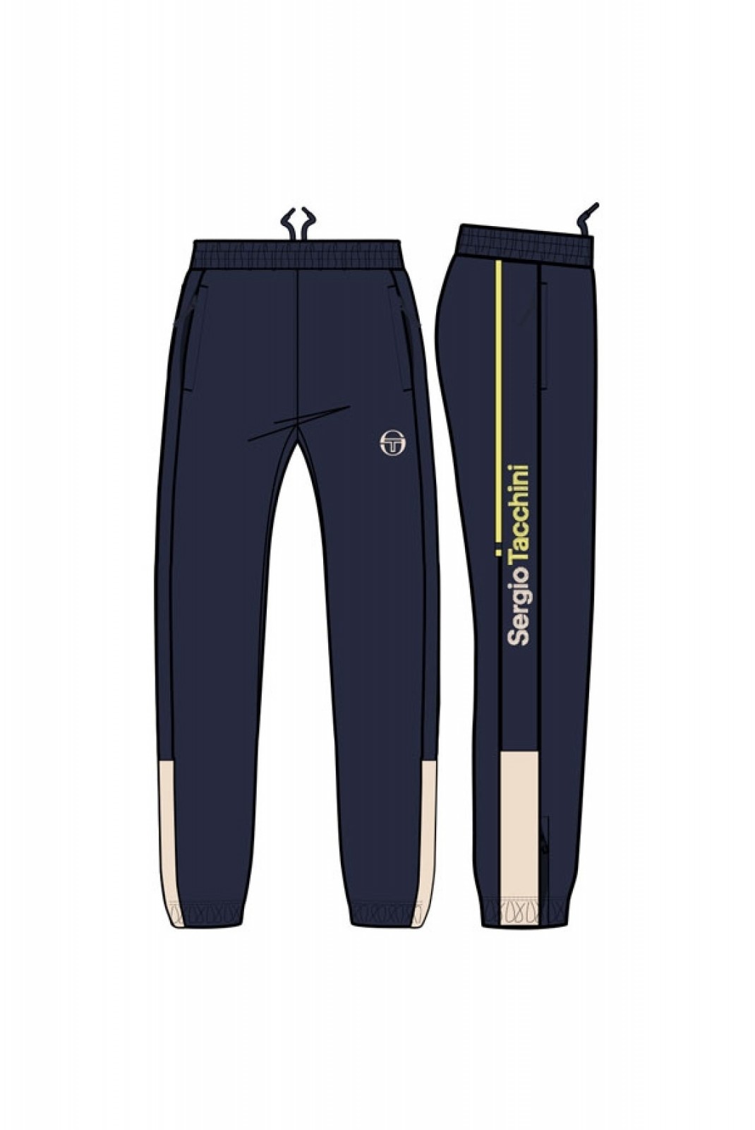 Pantalon jogging logo Pixel Sergio tacchini 274-NAV/PIV 40560