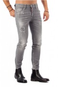 Jean slim stretch destroy SKATER Dsquared2 852 GREY S71LB0532